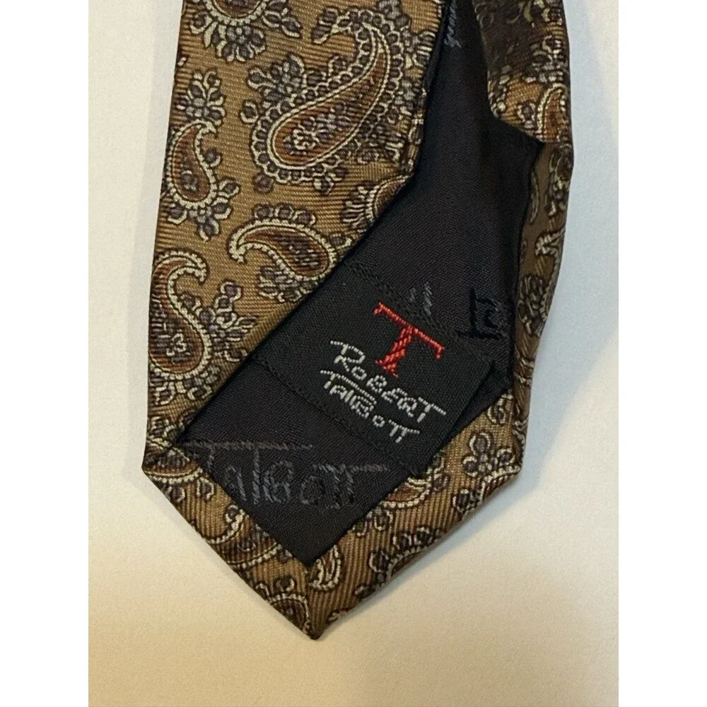 Vintage Redwood & Ross Robert Talbott Lot of 2 Silk Paisley Ties Italy USA